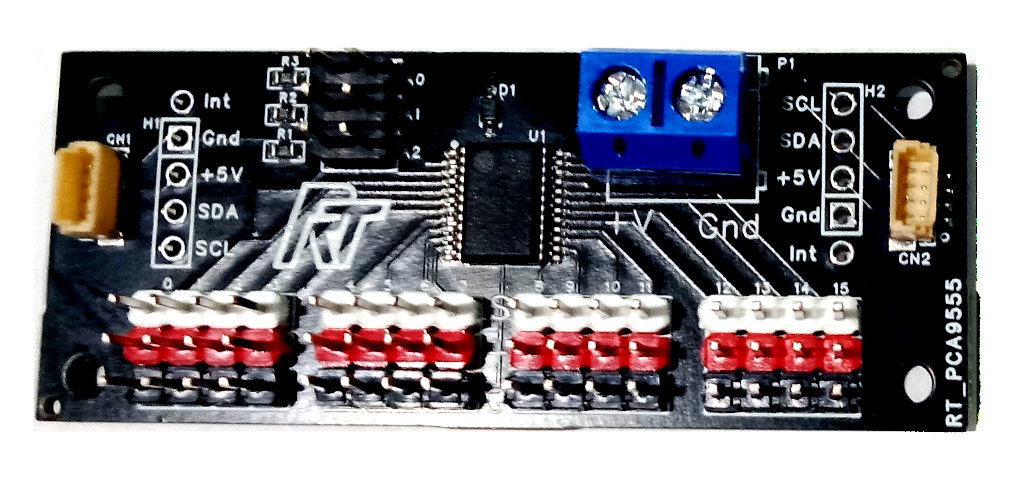 (image for) RT PCA9555 headers soldered