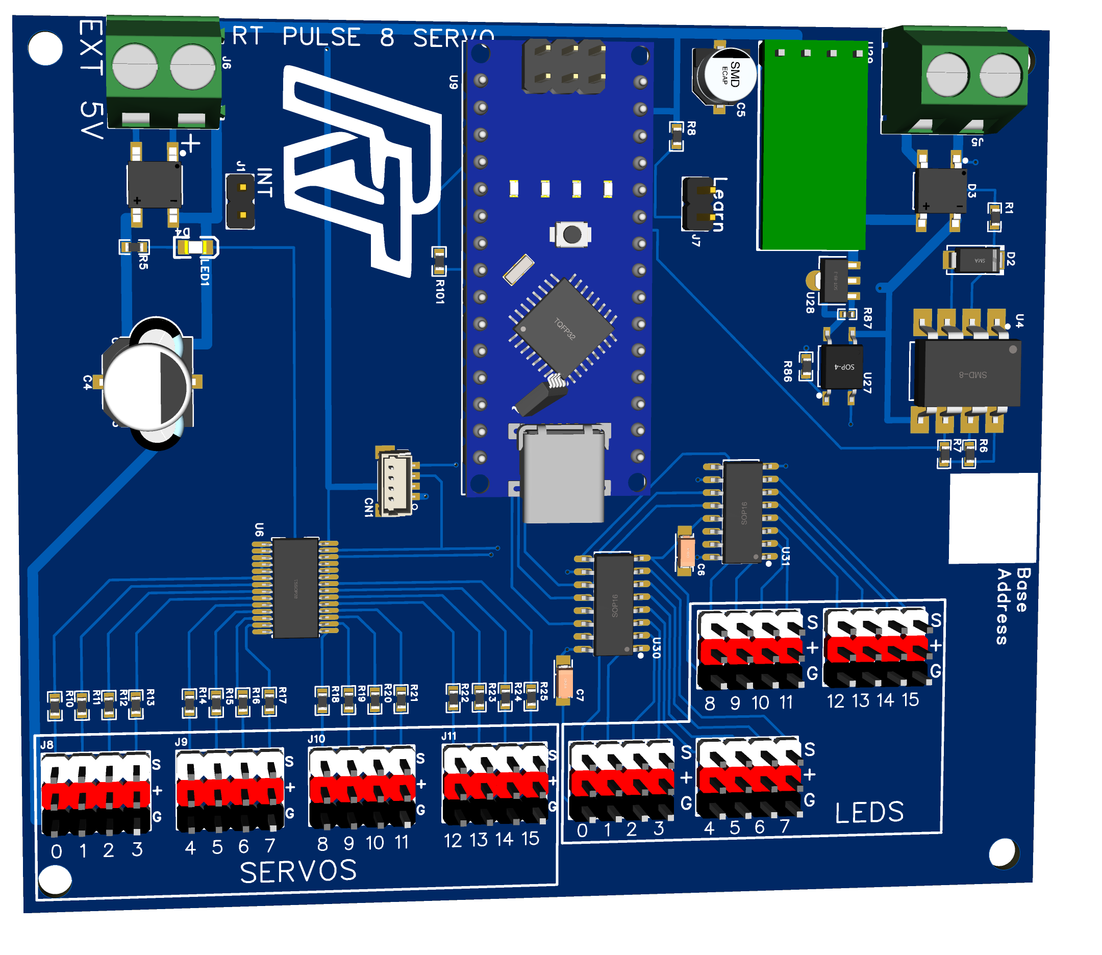 (image for) RT Pulse 8 servo accessory decoder kit